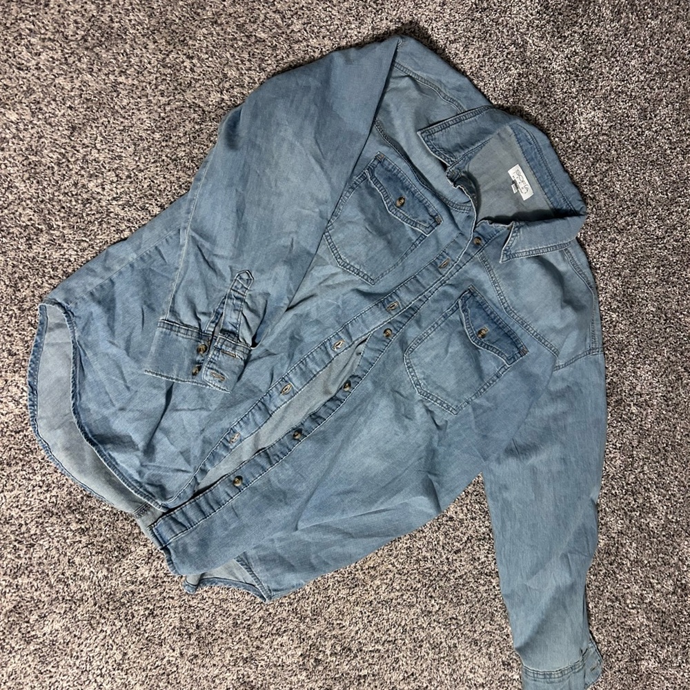 Denim Blue Women's Top